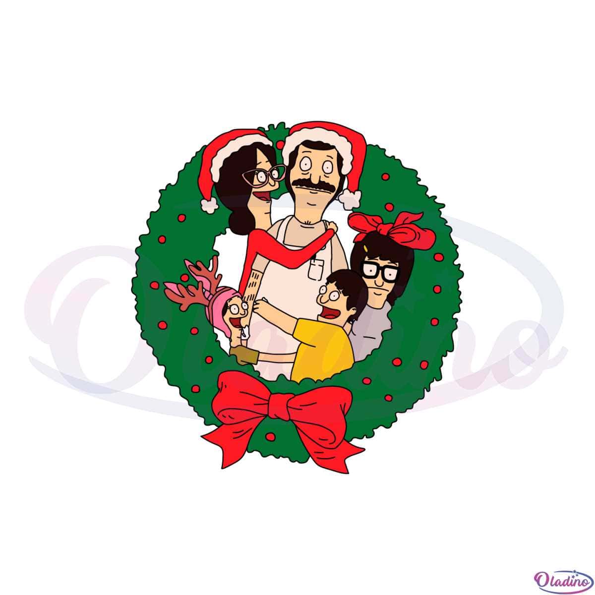 Bob's Burgers Christmas Svg Best Graphic Designs Cutting Files