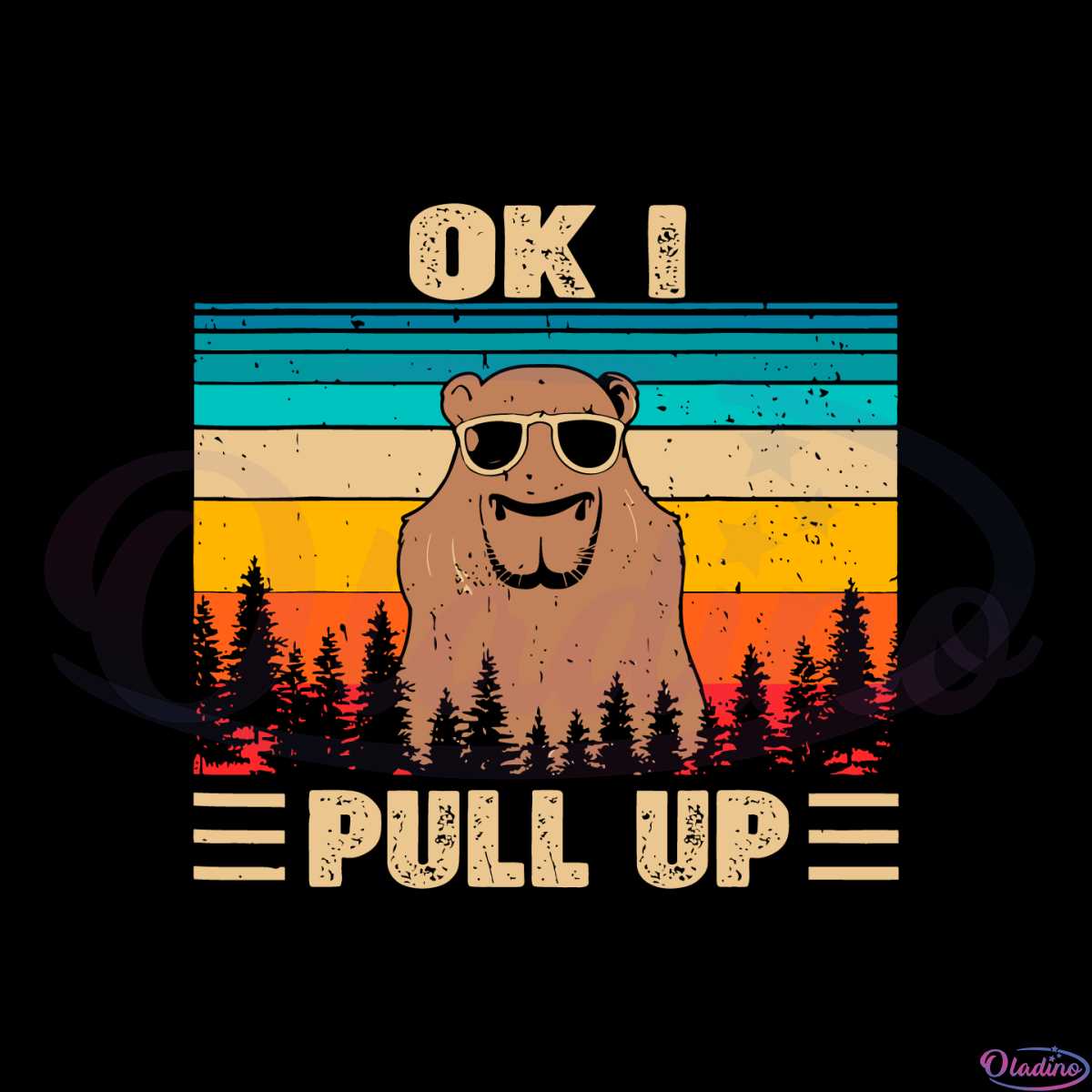 Ok I Pull Up Capybara Funny Quot Svg Graphic Designs Files