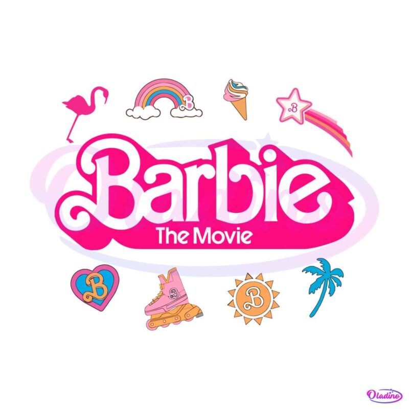 Barbie The Movie Icons Svg Barbie Movie Svg Digital File