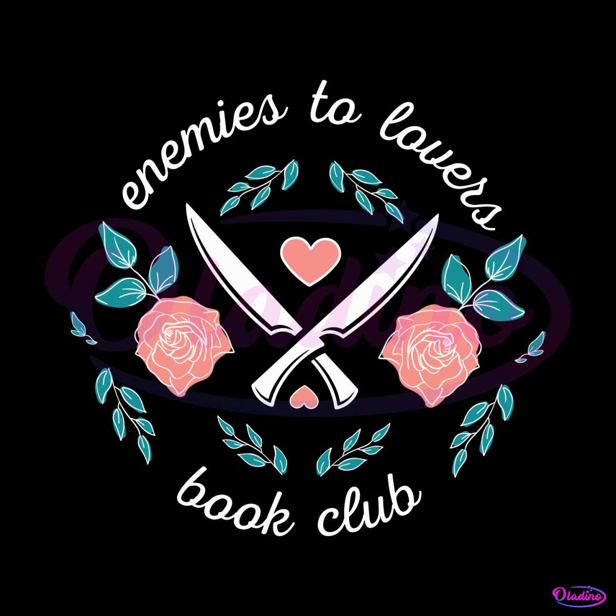 Enemies To Lovers Book Club SVG Dark Romance SVG File