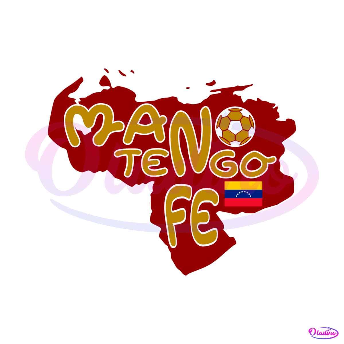 Mano Tengo Fe La Vinotinto Venezuela Football SVG