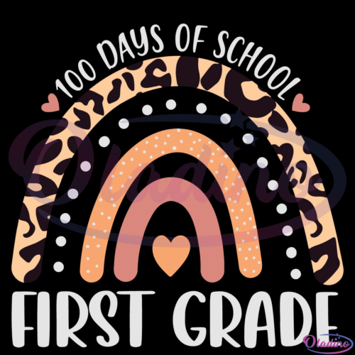 100 Days Of School 1st Grade Svg Digital File