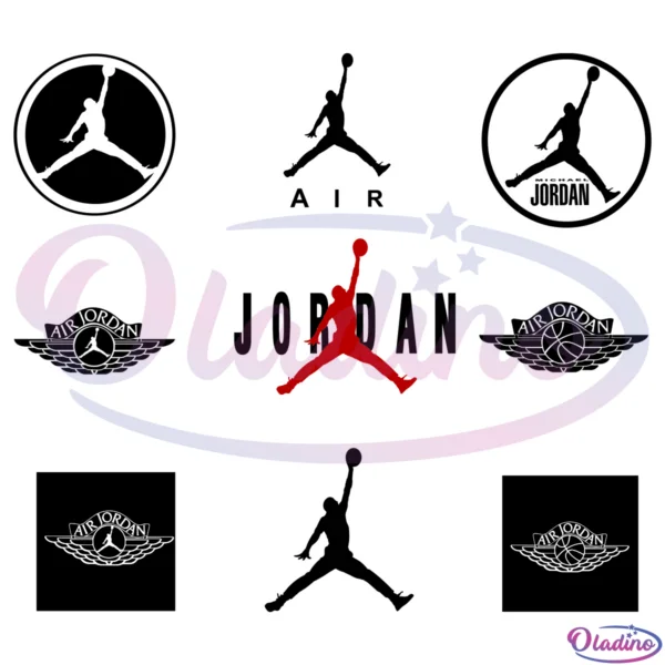 9 Files Michael Jeffrey Jordan Logo Bundles Svg, Michael Jordan Svg