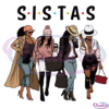 Afro Women Together Sistas Svg Digital File, Dope Black Woman