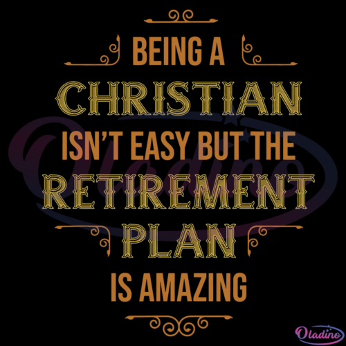 Being A Christian Isn't Easy Religious Svg Digital File