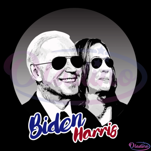 Biden Harris In Sunglasses Fitted Svg Digital File