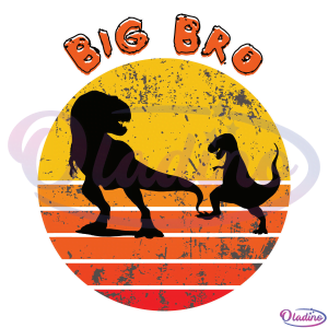 Big Bro Dino for the T-Rex Svg Digital Files, Daddy T-rex Svg