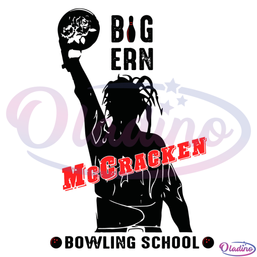 Big Ern McCracken Bowling School Svg Digital File, Flower Bowling Svg ...