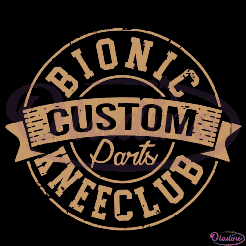 Bionic Knee Club Custom Parts After Surgery Gag Svg