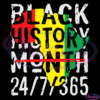 Black History Month 24/7/365 Svg Digital File, Africa Map Svg