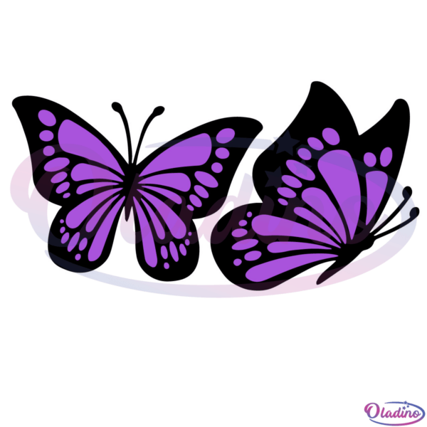 Butterfly Svg Digital File, Beautiful Butterfly Svg, Violet Butterfly Svg