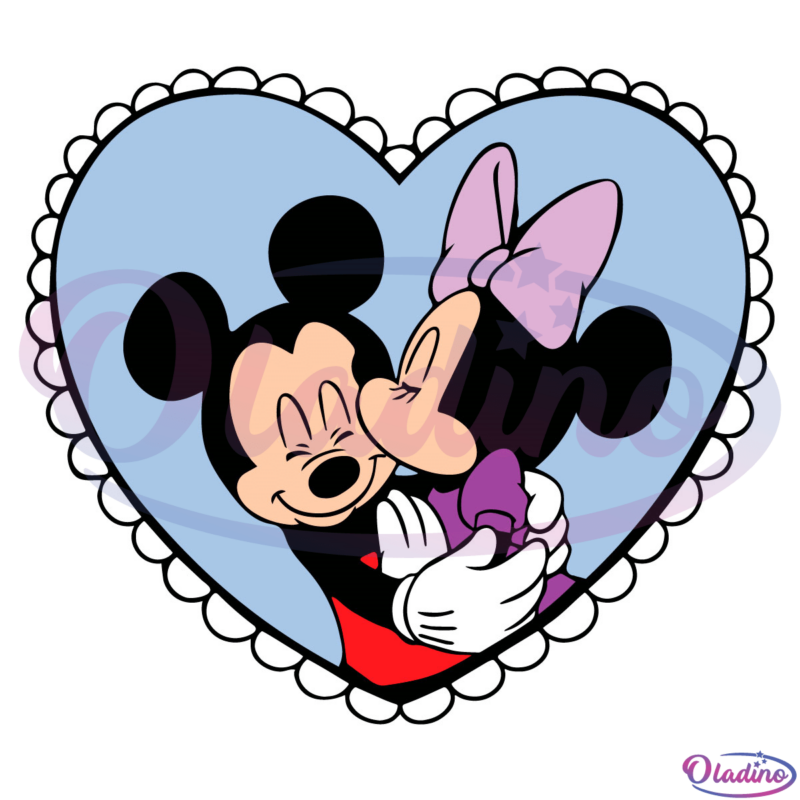 Candy Hearts Svg Digital File, Mickey Valentines Day Svg, Minnie Svg