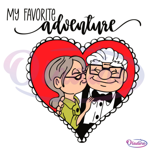 My Favorite Adventure Carl and Ellie Svg