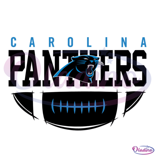 Carolina Panthers Football Team Svg Digital File