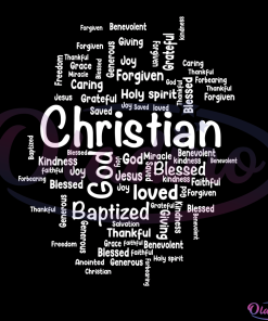 Christian Spirit Svg Digital File, Christian Spirit Svg, God Svg