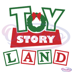 Christmas Toy Story Land Svg Digital File