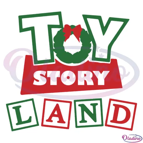 Christmas Toy Story Land Svg Digital File