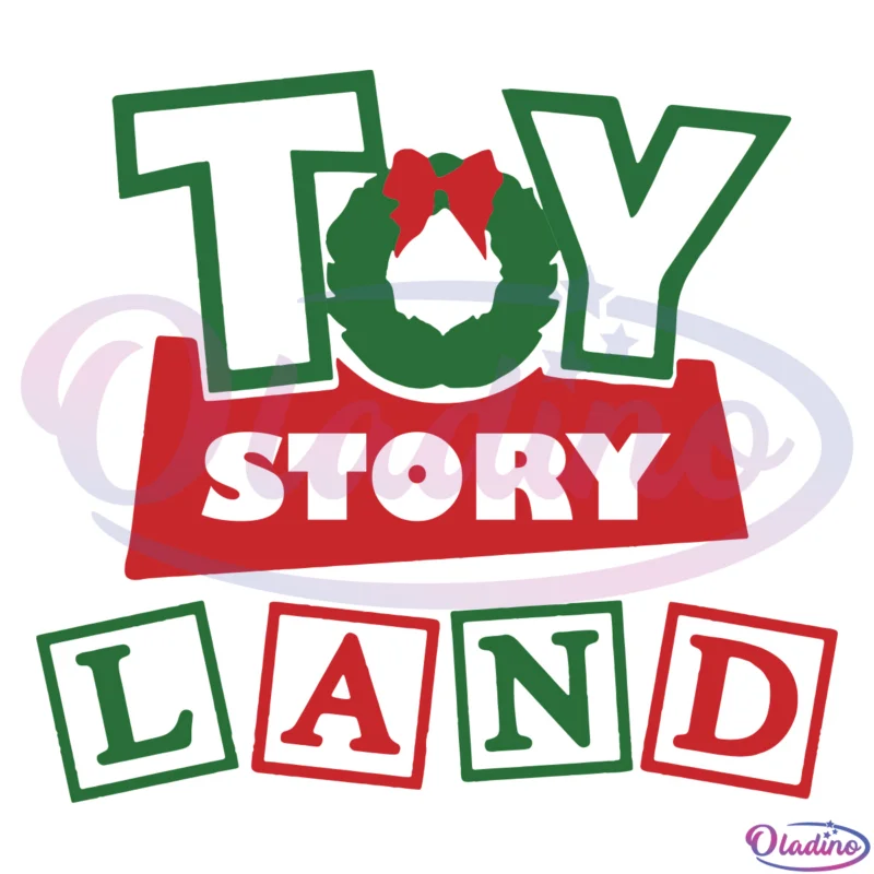 Christmas Toy Story Land Svg Digital File