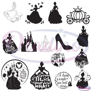 Cinderella Svg Bundle Svg Digital File