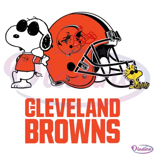 Cleveland Browns Snoopy Svg Digital File