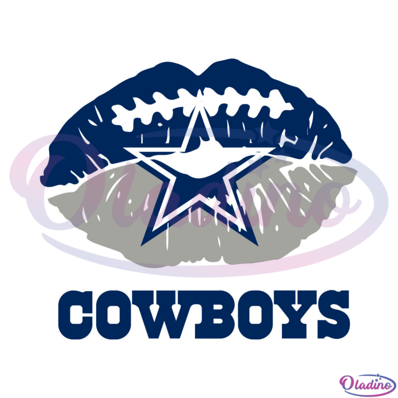 Cowboys Lip Svg, Dallas Cowboys Svg