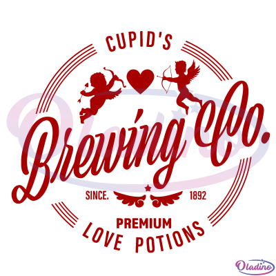 Cupids Brewing Co Svg Digital File, Cupid Logo Svg, Love Position Svg 