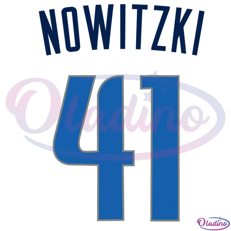 Customized Dirk Nowitzki Dallas Mavericks Logo Sport Svg Digital File