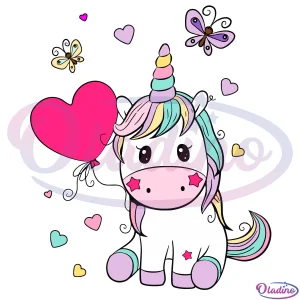 Cute Unicorn Layered Svg Digital File