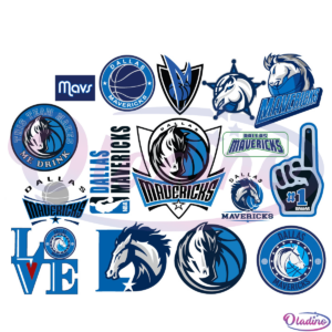 Dallas Mavericks Basketball Team Bundle Svg