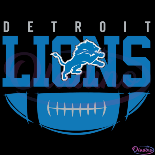 Detroit Lions Football Team svg Digital File