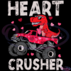 Dinosaur Monster Truck T Rex Valentines Hearts Svg, Valentine Svg