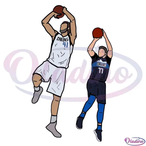 Dirk Nowitzki Luka Doncic Signature Svg Digital File