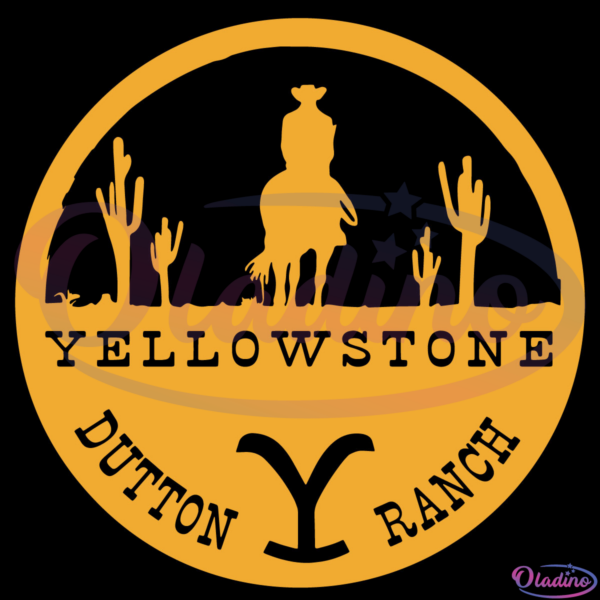 Dutton Ranch Series Mascot svg Digital File, Yellowstone Svg