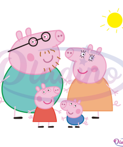 Family Peppa Pig svg Digital File