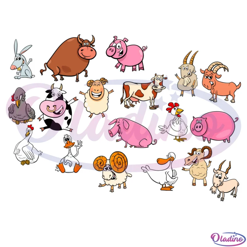 Farm Animal Svg Digital File