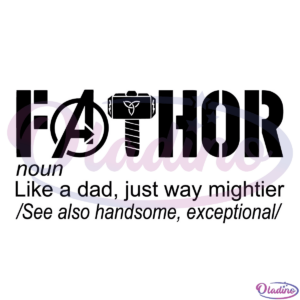 Fathor Funny Definition Of Father SVG