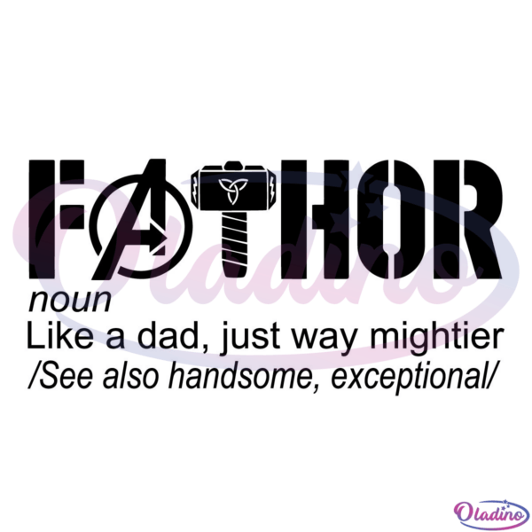 Fathor Funny Definition Of Father SVG