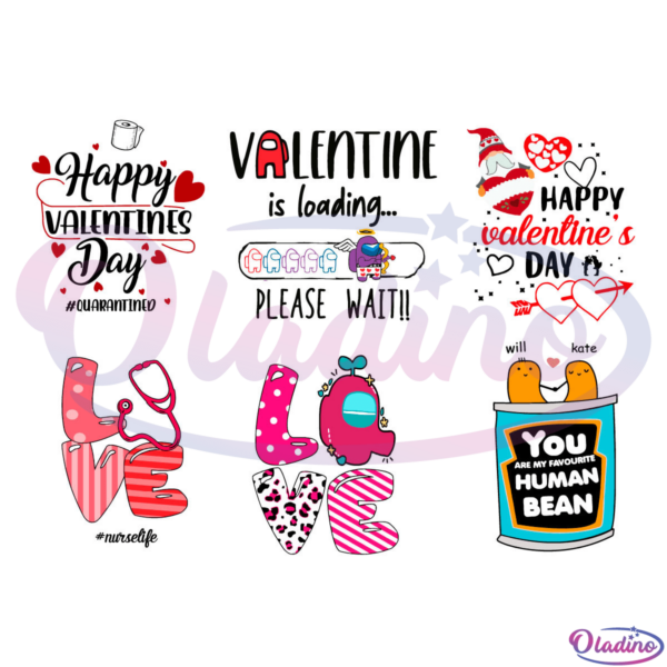 Fill Your Day With Full of Valentine's Love Bundle Svg Digital File