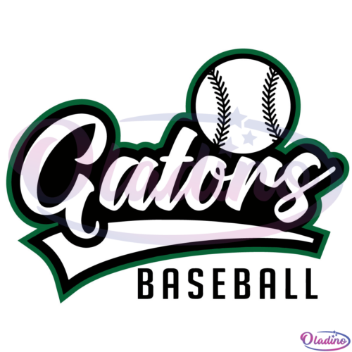 Gator Baseball Svg Digital File