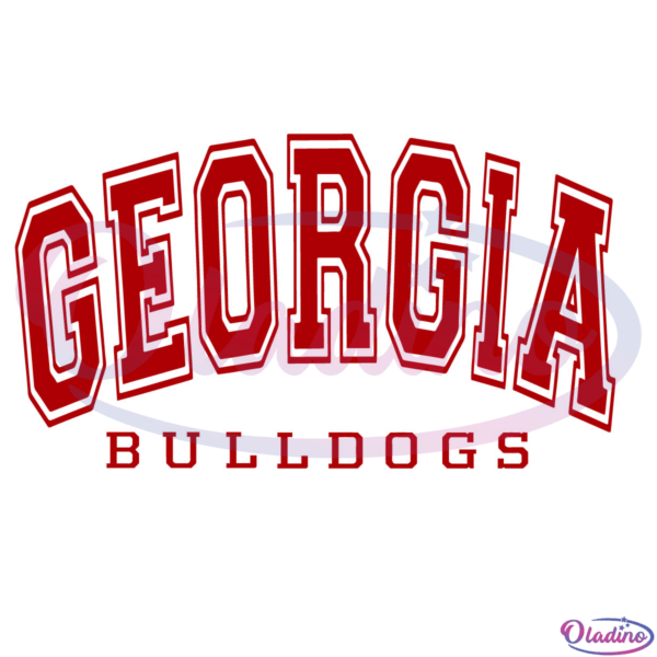 Georgia Bulldogs Football Svg