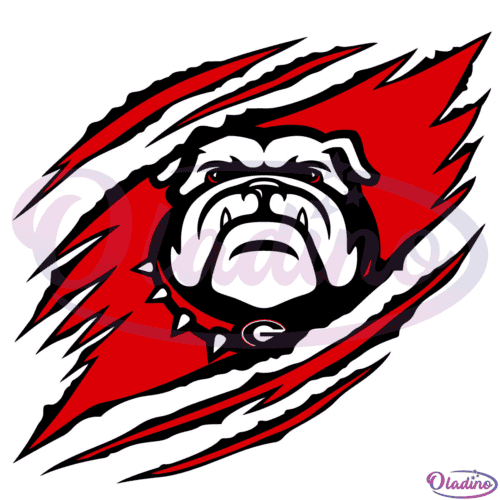 Georgia Bulldogs Claws Design SVG Digital File