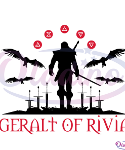 Geralt Of Rivia Svg, Geralt Svg, The Witcher Svg, Witcher Geralt Svg