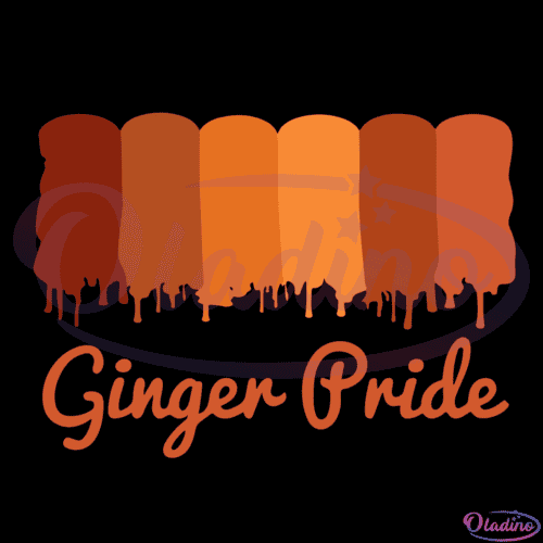 Ginger Pride Svg Digital Files