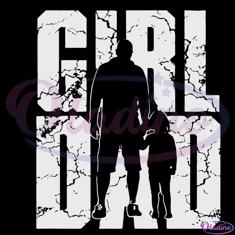 Girl And Dad Svg Digital File