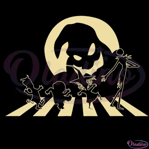 Halloween Road Jack Skellington Nightmare SVG