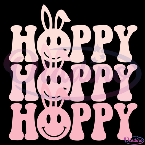 Happy Bunnies Easter Day Svg File