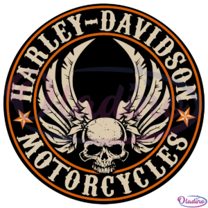 Harley Davidson Skull Svg Digital File