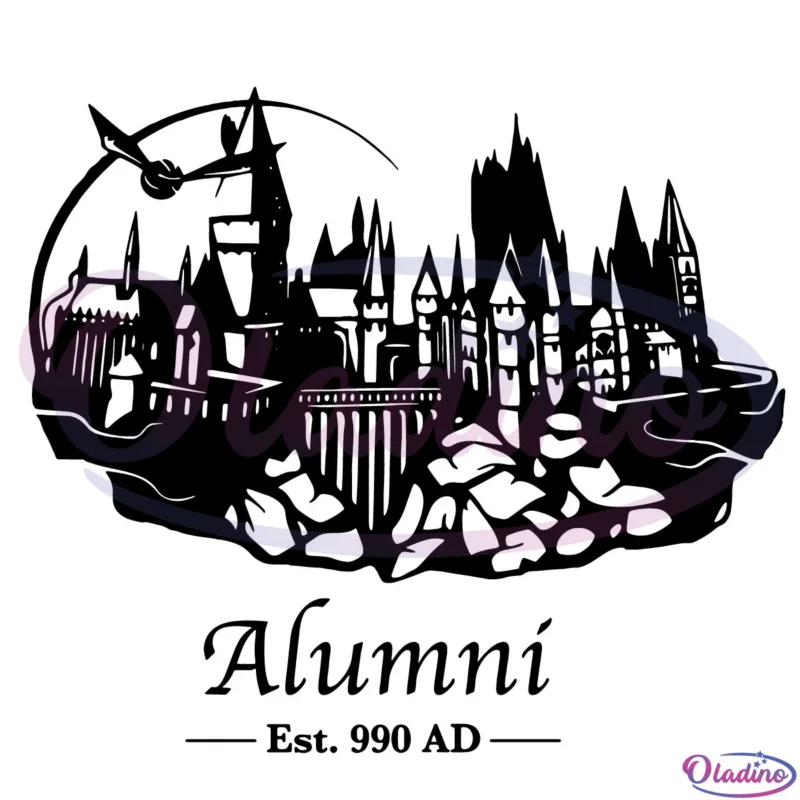 Hogwarts Est 990AD Svg