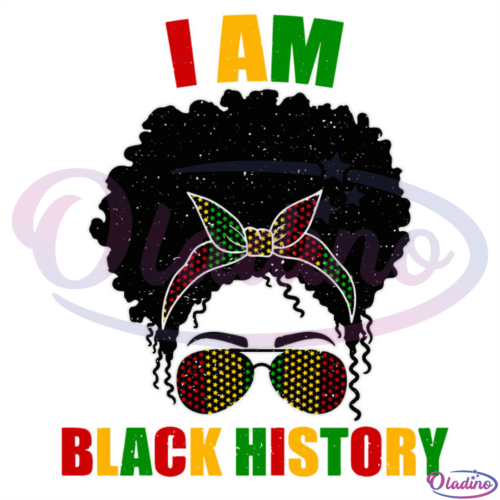 I Am Black History Svg Digital File