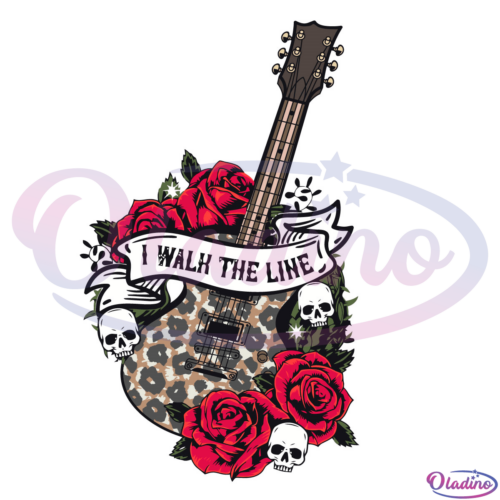 I Walk The Line Sublimation Svg Digital File